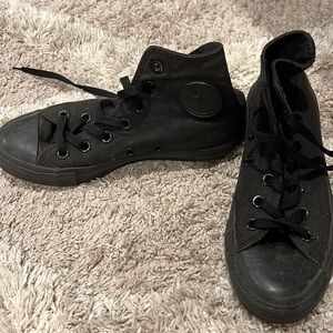 Converse Chuck Taylor All Star High Sneaker- Black Size 6